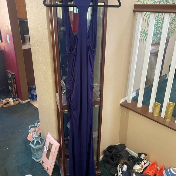 Blue maxi dress size medium - Picture 3 of 3